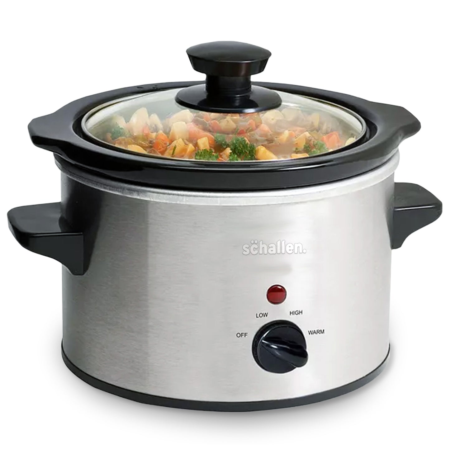 Schallen 1.5L Stainless Steel Stew and Stir Slow Cooker Cooking Machine