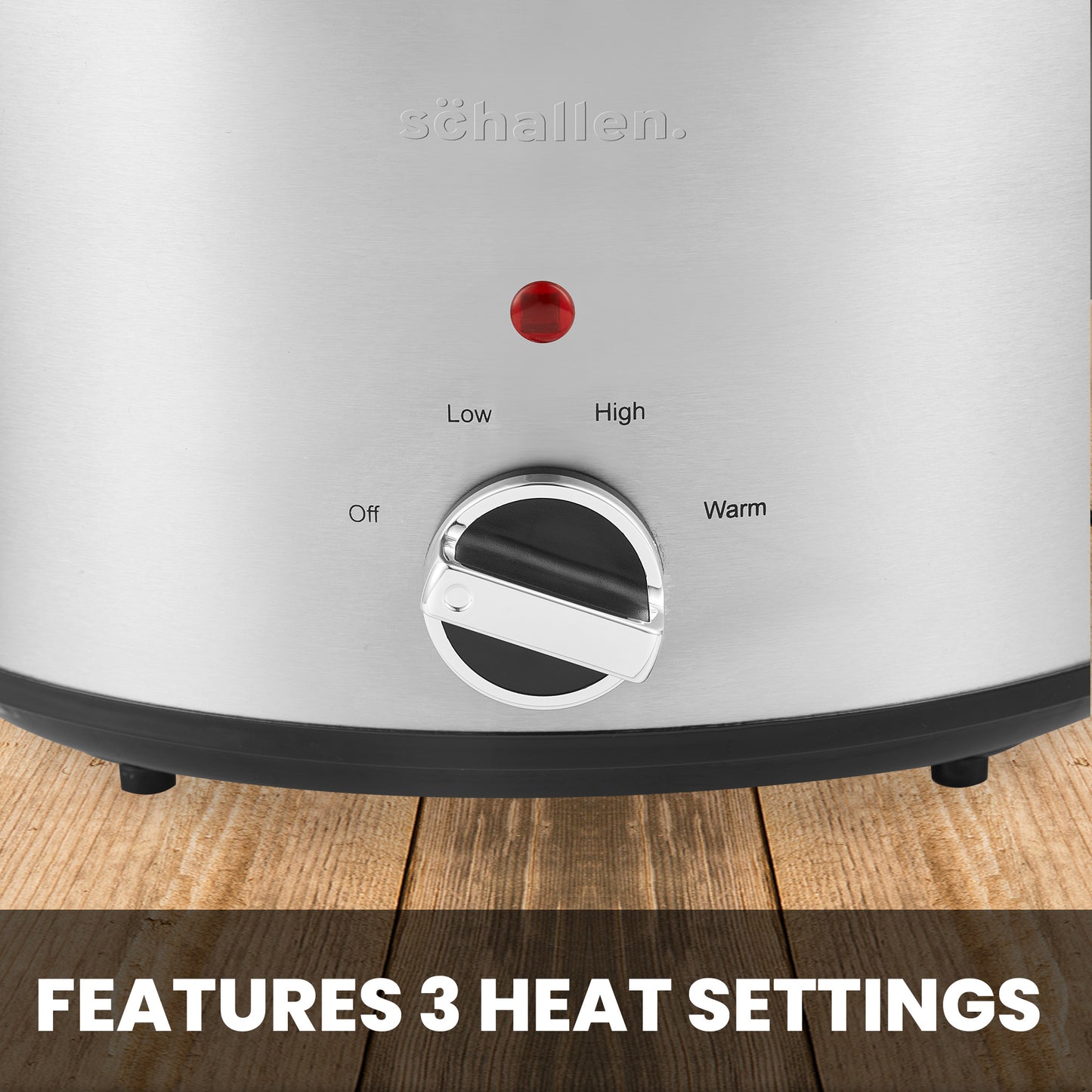 Schallen 7L Stainless Steel Stew and Stir Slow Cooker Cooking Machine