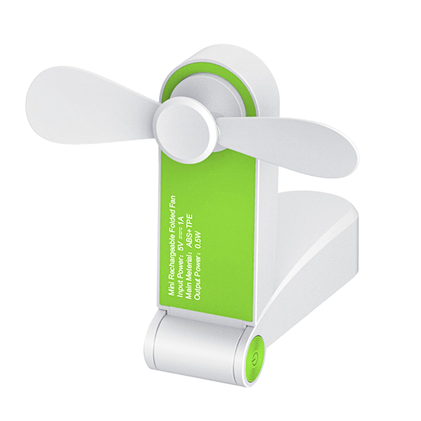 Schallen Handheld Mini Fan Portable Folding Small Pocket Fan USB Rechargeable Desk and Travel Fan