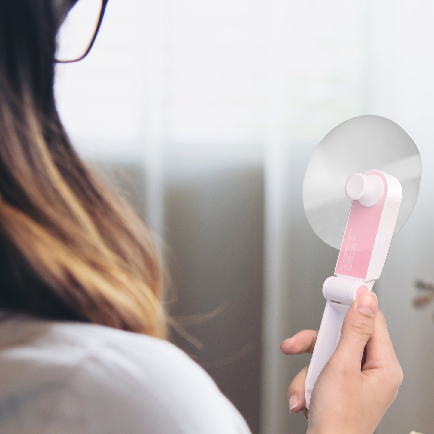 Schallen Handheld Mini Fan Portable Folding Small Pocket Fan USB Rechargeable Desk and Travel Fan
