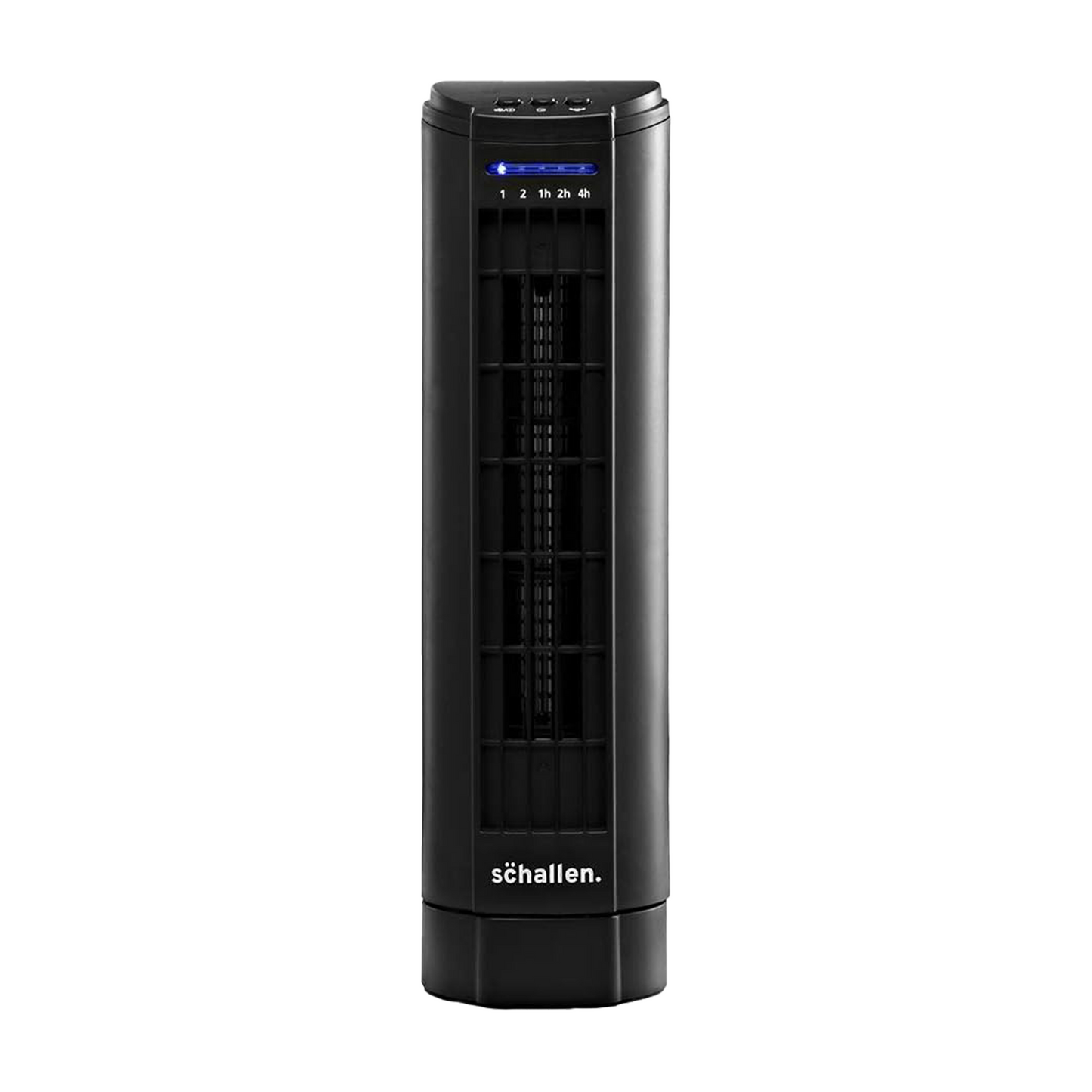 Schallen 15" Electric Air Cooling Quiet Oscillation Floor Desk Mini Tower Fan with Timer - Black