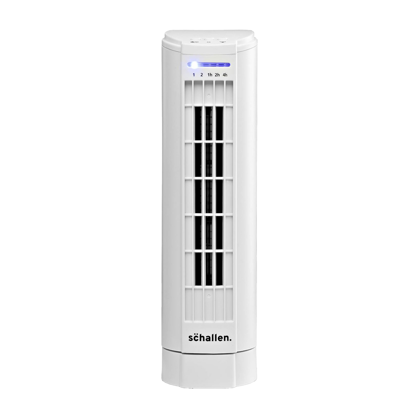 Schallen 15" Electric Air Cooling Quiet Oscillation Floor Desk Mini Tower Fan with Timer - White