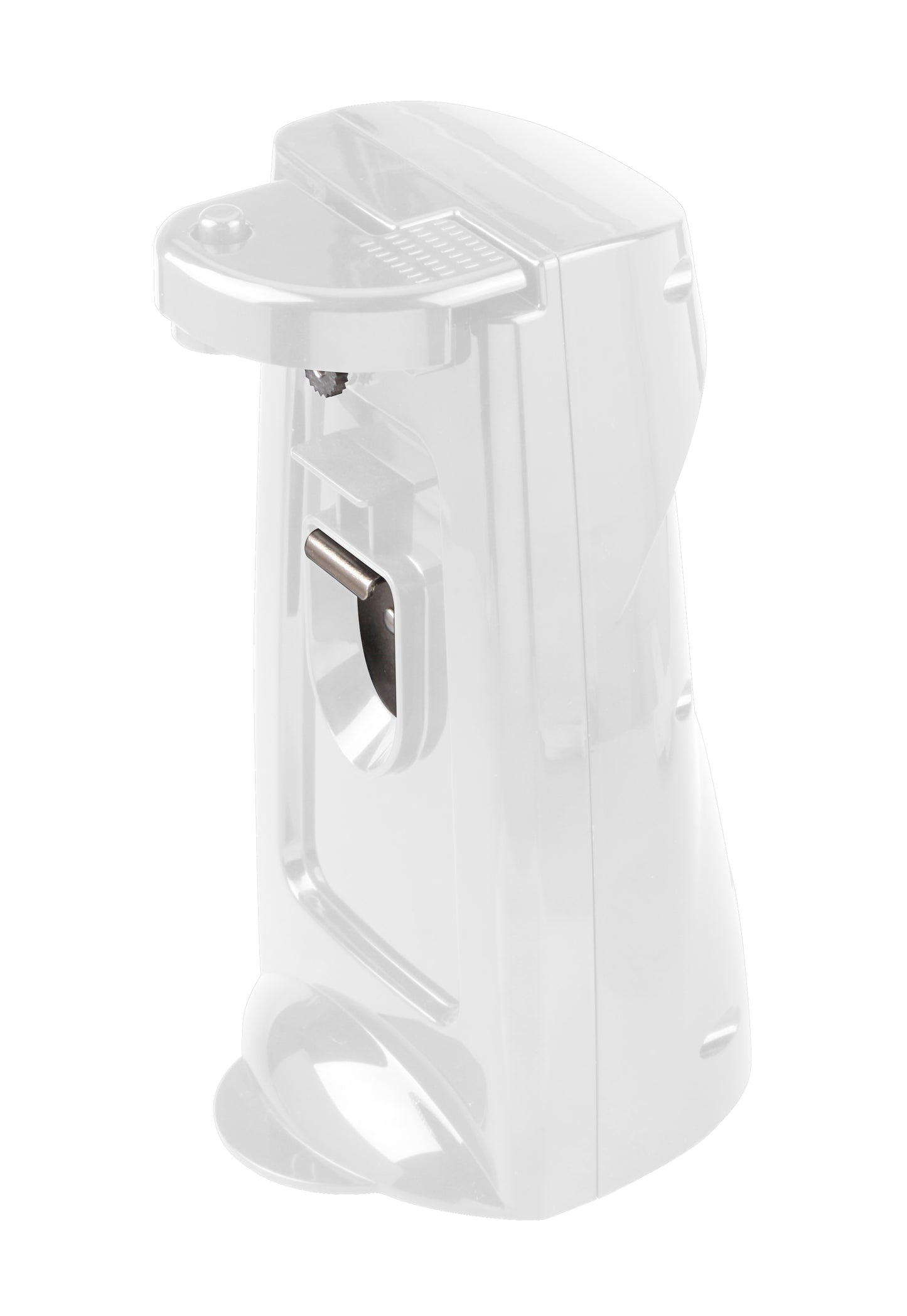 Schallen 3 in 1 Electric Tin Can Automatic Easy Opener with Knife Sharpener Kitchen Tool - White