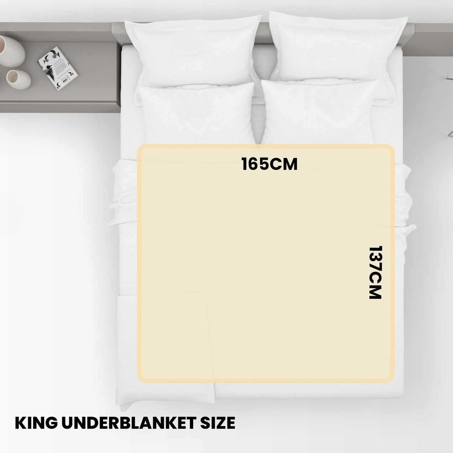 Schallen Soft Fleece Comfort Electric Heated Bed Sheet Blanket with Remote Control & 3 Heat Settings