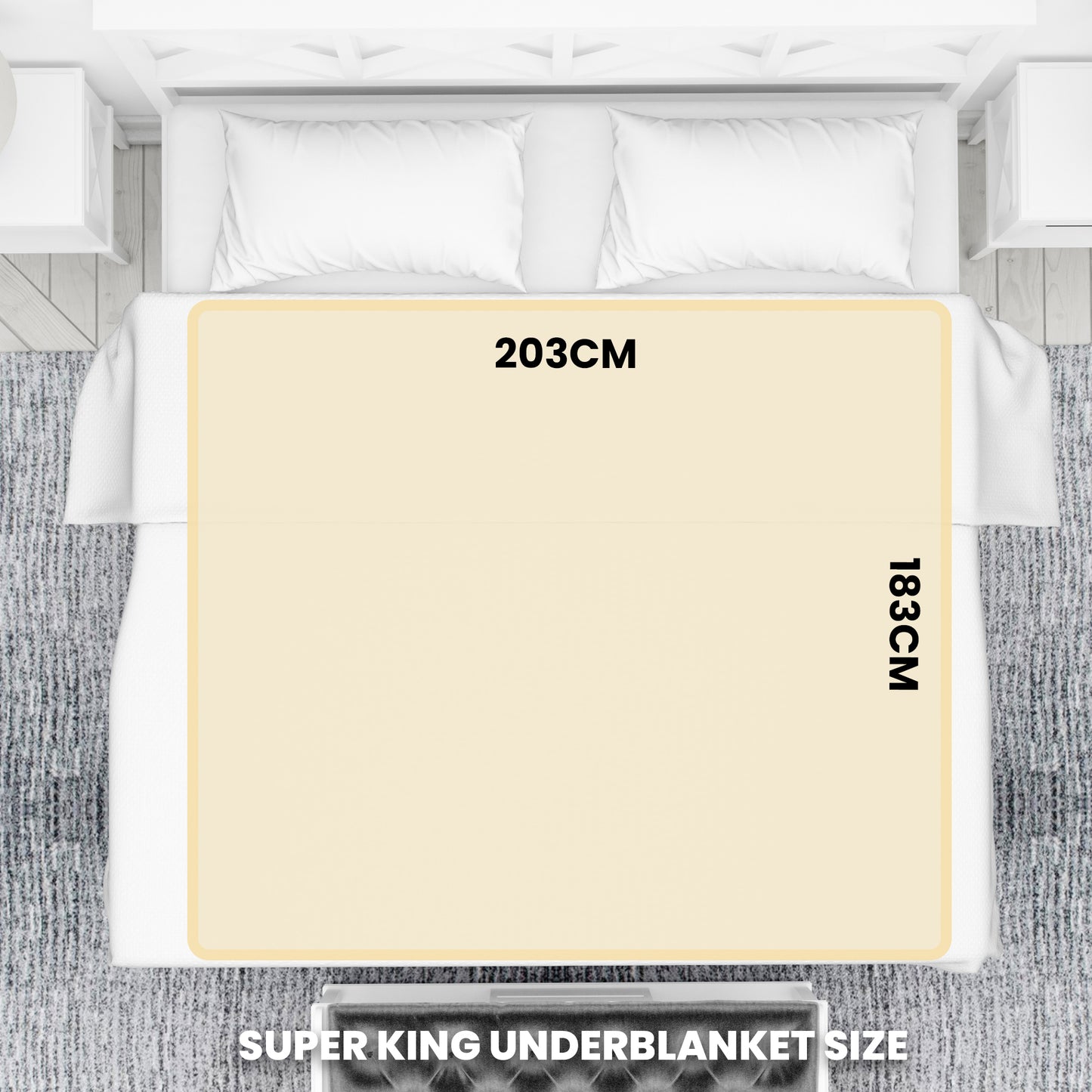 Schallen Soft Fleece Comfort Electric Heated Bed Sheet Blanket with Remote Control & 3 Heat Settings