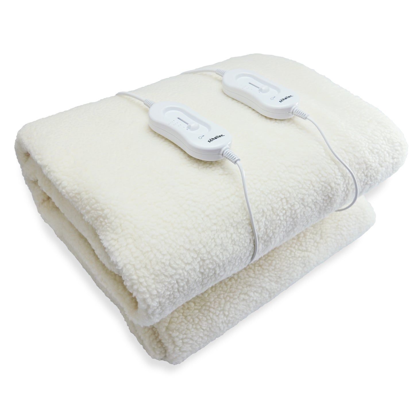Schallen Soft Fleece Comfort Electric Heated Bed Sheet Blanket with Remote Control & 3 Heat Settings