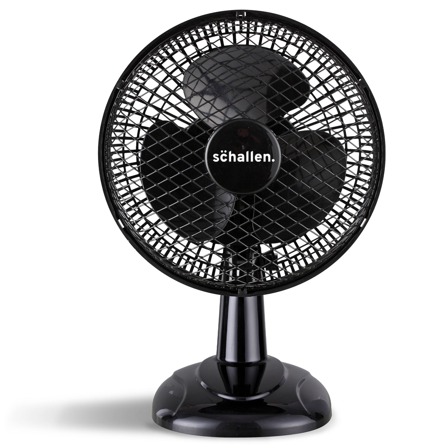 Schallen 6" Small Electric Modern Portable Air Cooling Fan with Tilt Feature - Black