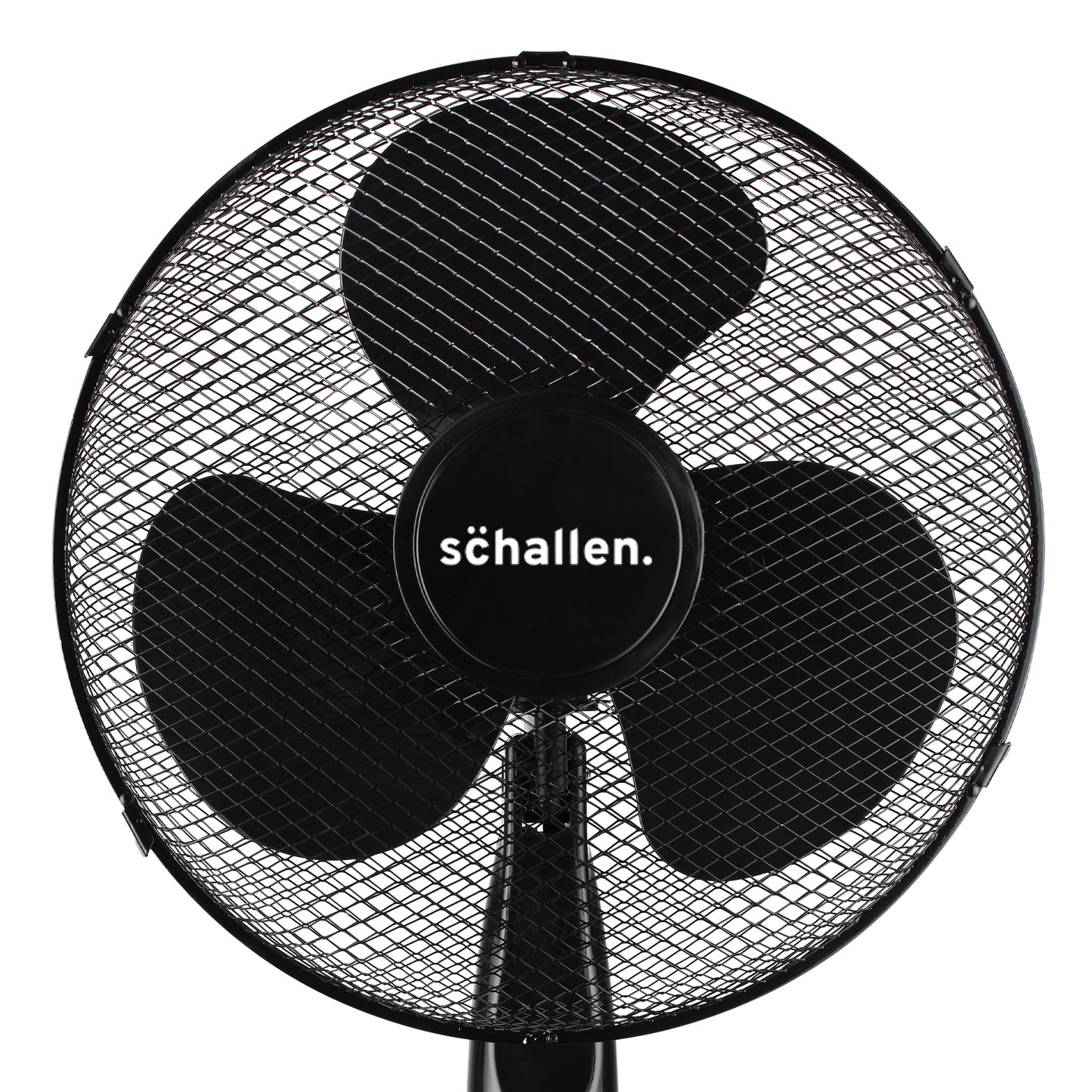 Schallen 16" Electric Oscillating Floor Standing Tall Pedestal Air Cooling Fan - Black