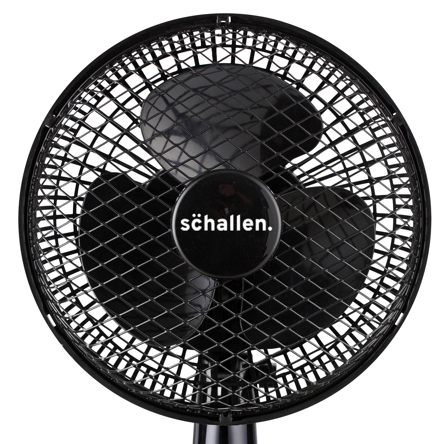 Schallen 6" Small Electric Modern Portable Air Cooling Fan with Tilt Feature - Black