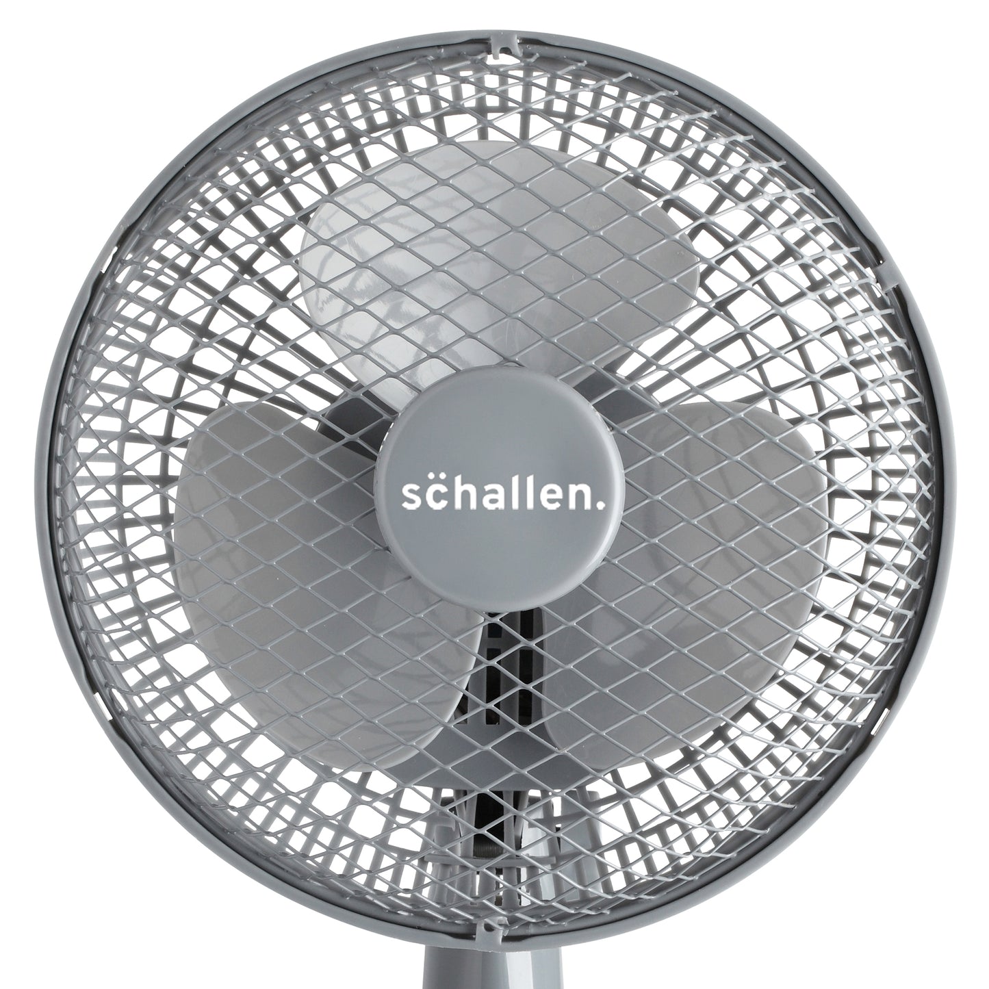 Schallen 6" Small Electric Modern Portable Air Cooling Fan with Tilt Feature - Grey