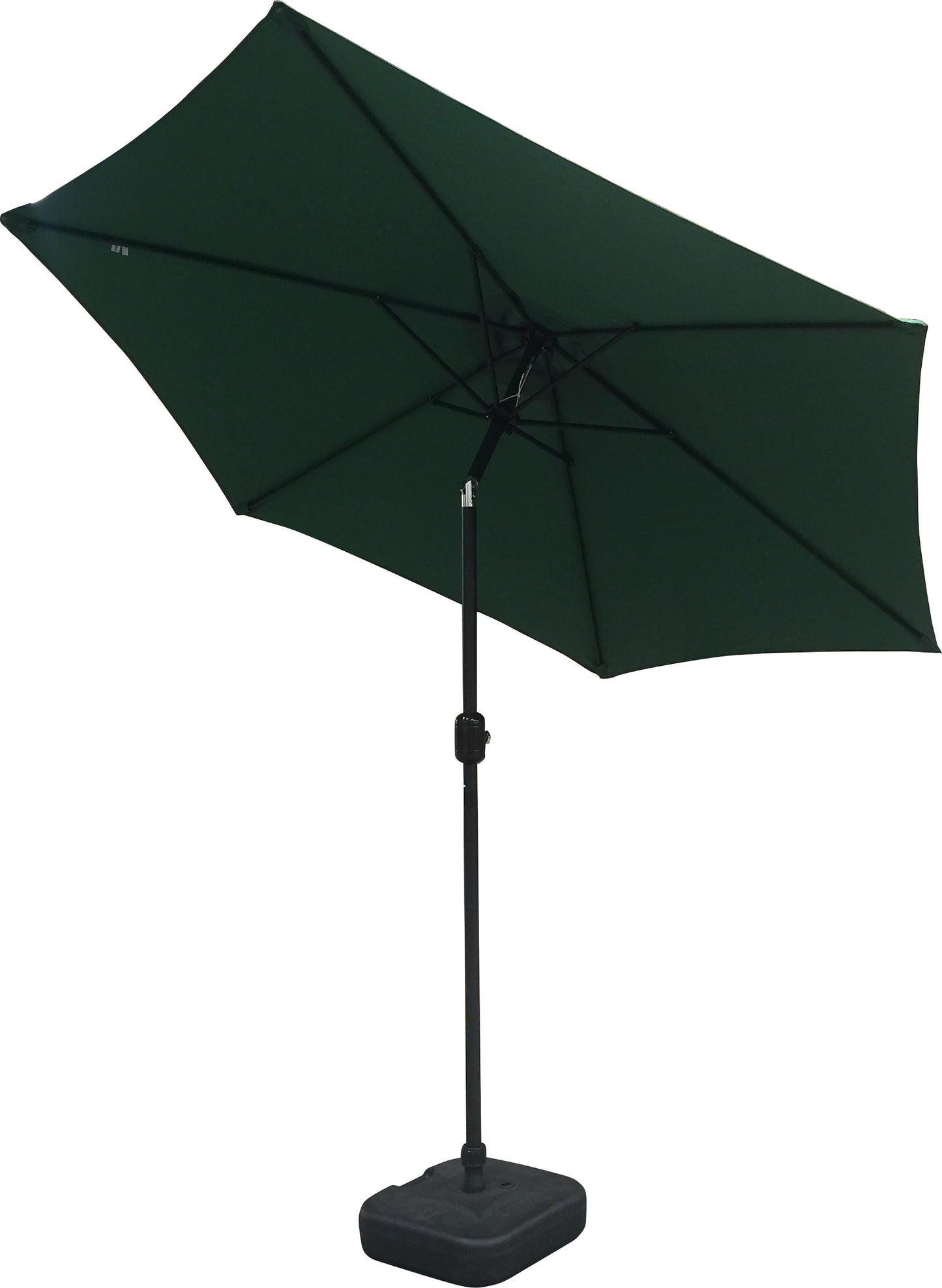 Schallen 2.7M Sturdy UV50 Sun Umbrella Parasol for Outdoor, Garden and Patio in Green
