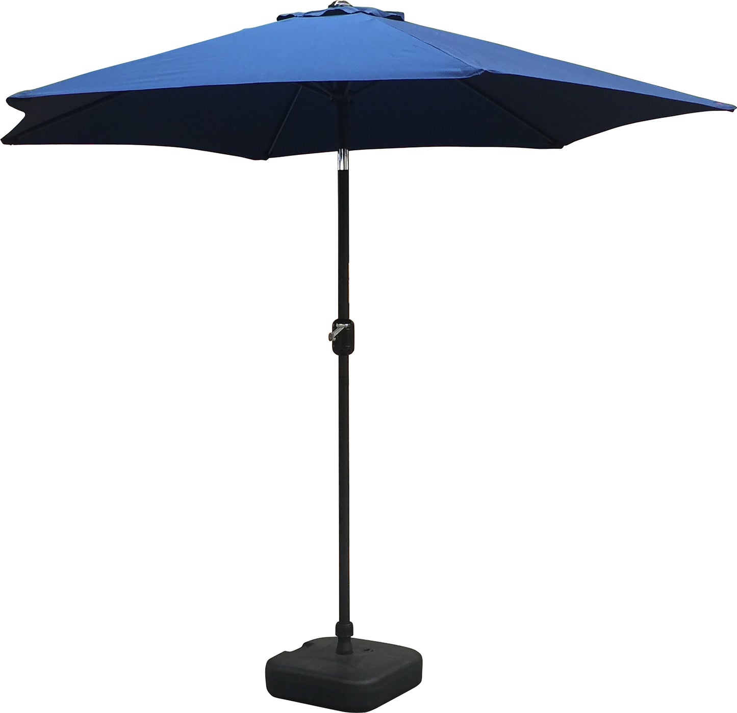 Schallen 2.7M Sturdy UV50 Sun Umbrella Parasol for Outdoor, Garden and Patio in Blue