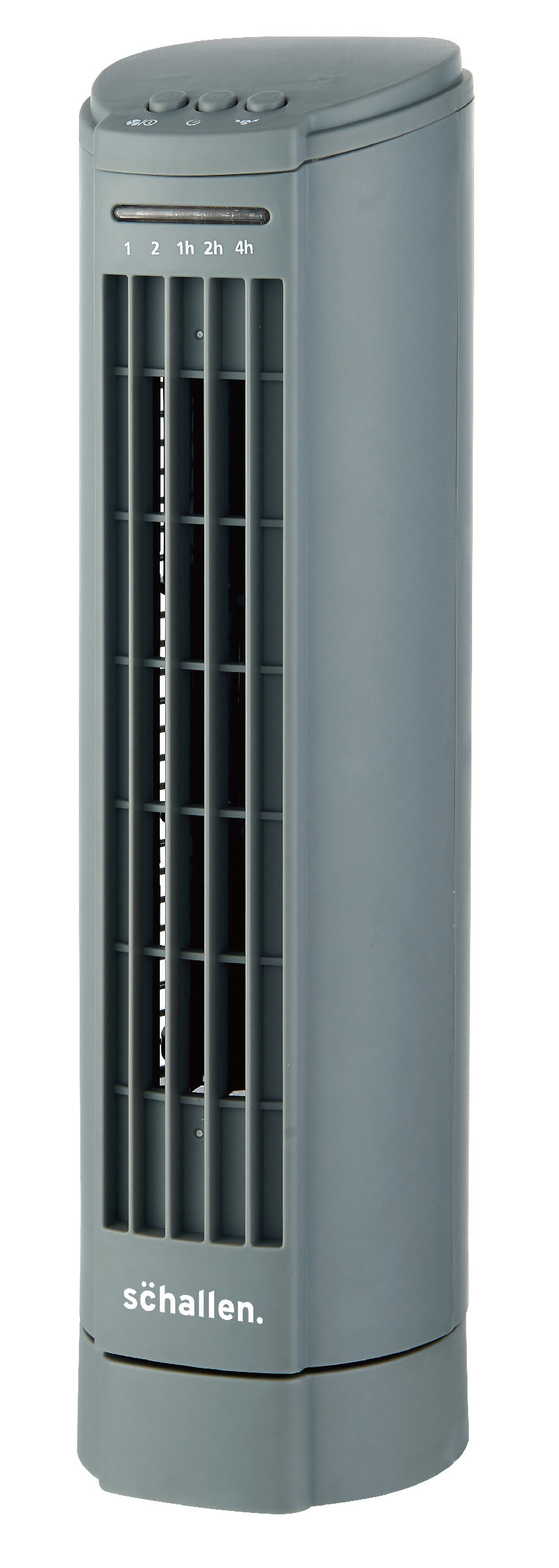 Schallen 15" Electric Air Cooling Quiet Oscillation Floor Desk Mini Tower Fan with Timer - Grey