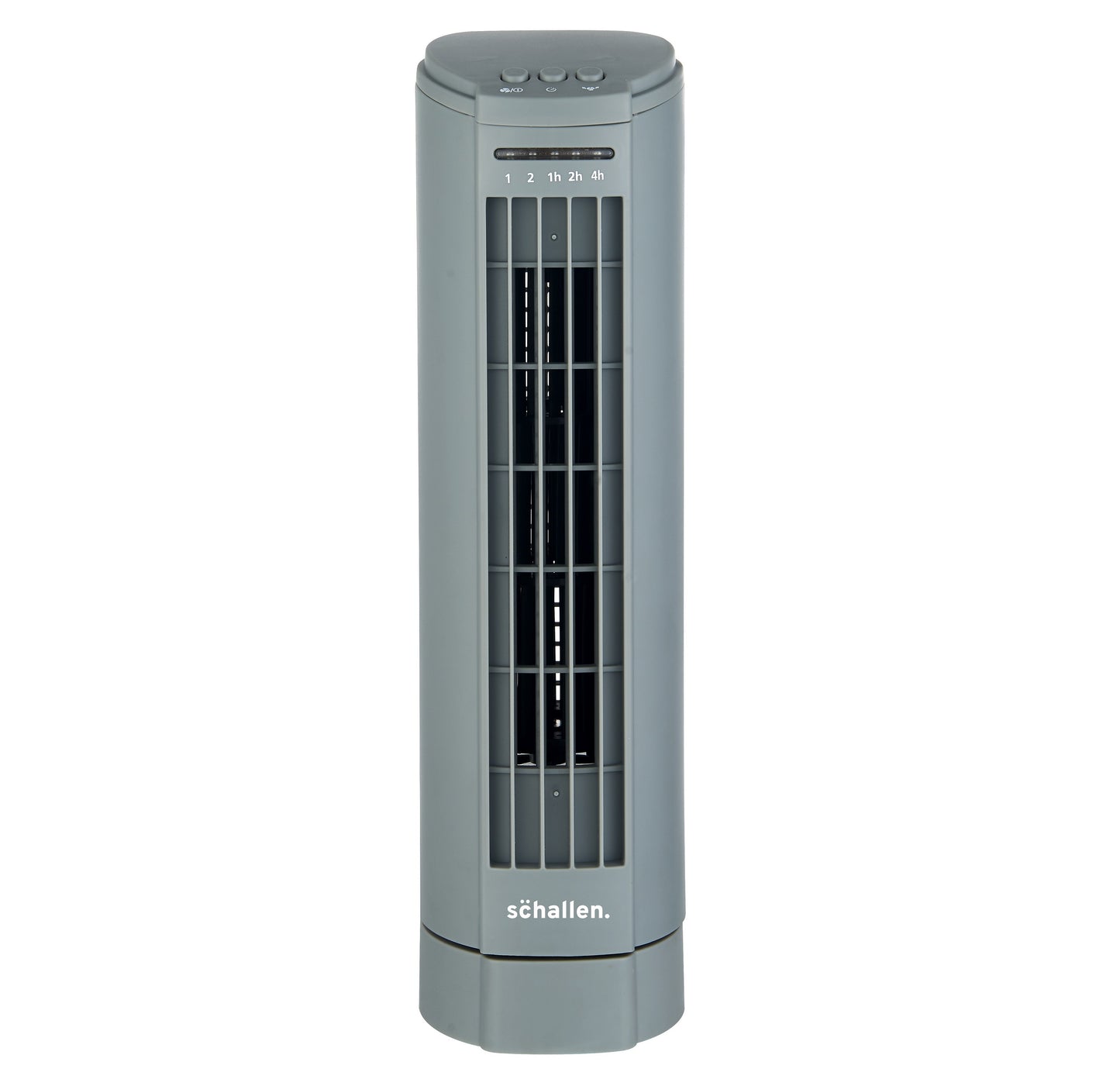 Schallen 15" Electric Air Cooling Quiet Oscillation Floor Desk Mini Tower Fan with Timer - Grey