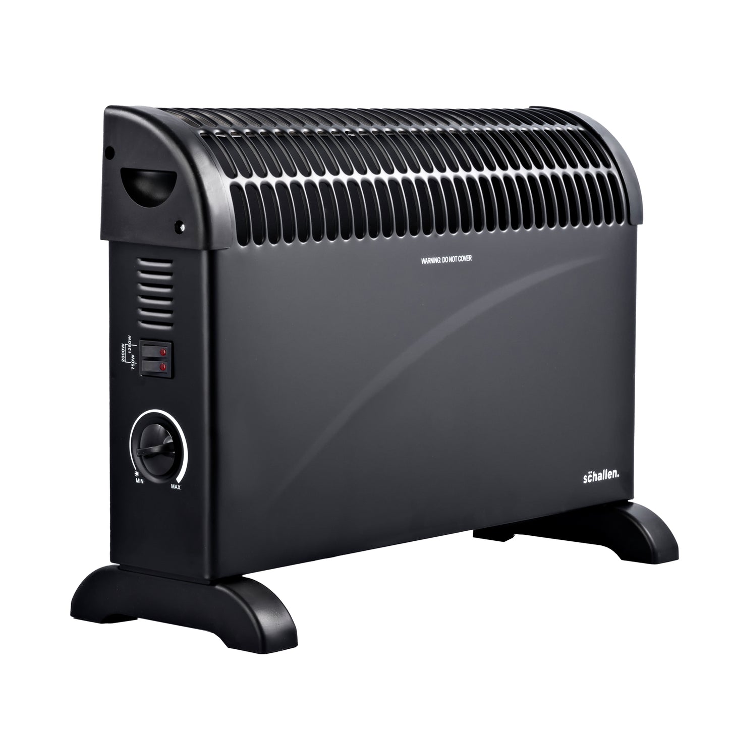 Schallen Black 2000W Electric Convector Radiator Heater