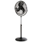 Schallen 18" 300° Rotation High Velocity Pedestal Floor Standing Fan in BLACK