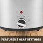 Schallen 4L Stainless Steel Stew and Stir Slow Cooker Cooking Machine