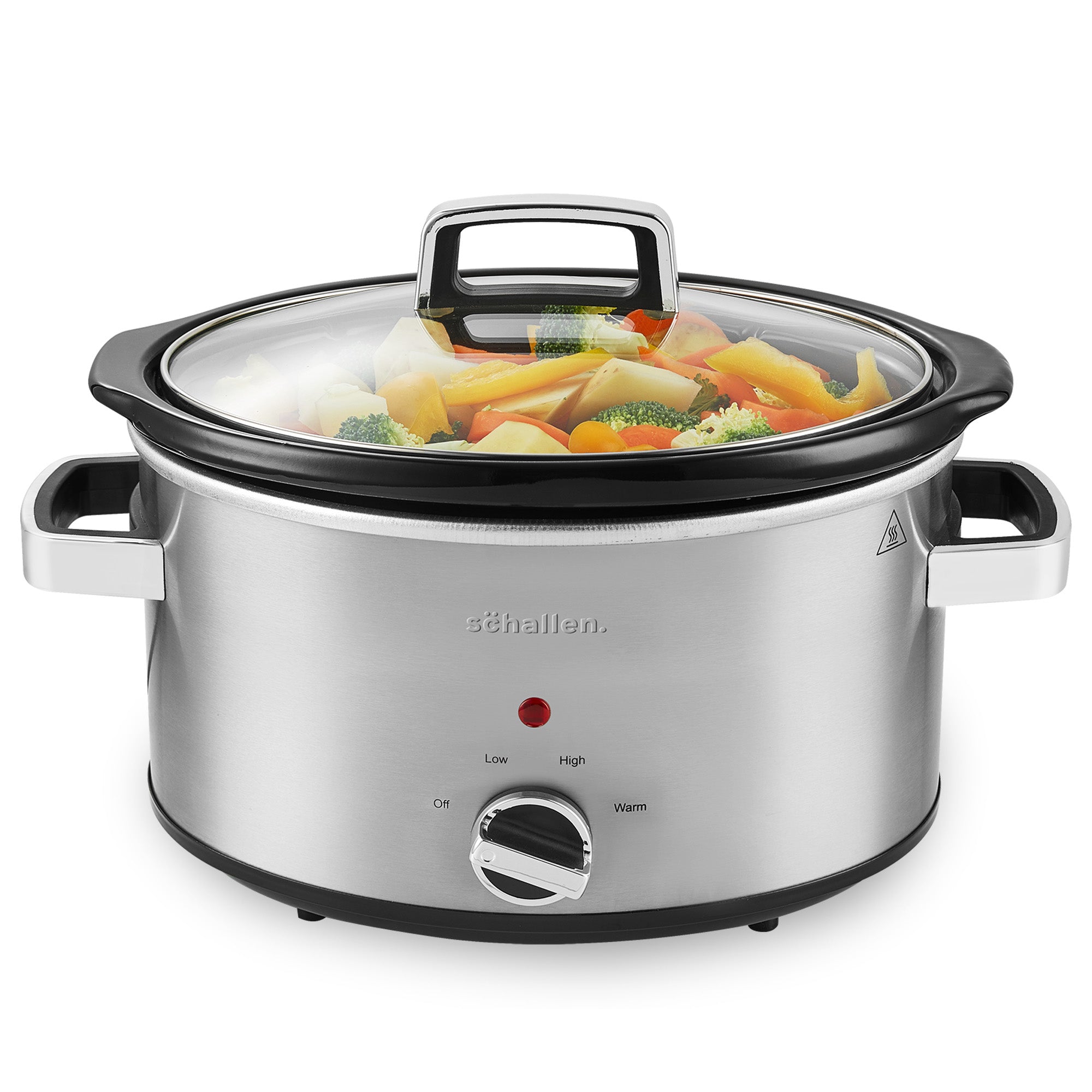 Schallen 7L Stainless Steel Stew and Stir Slow Cooker Cooking Machine ...