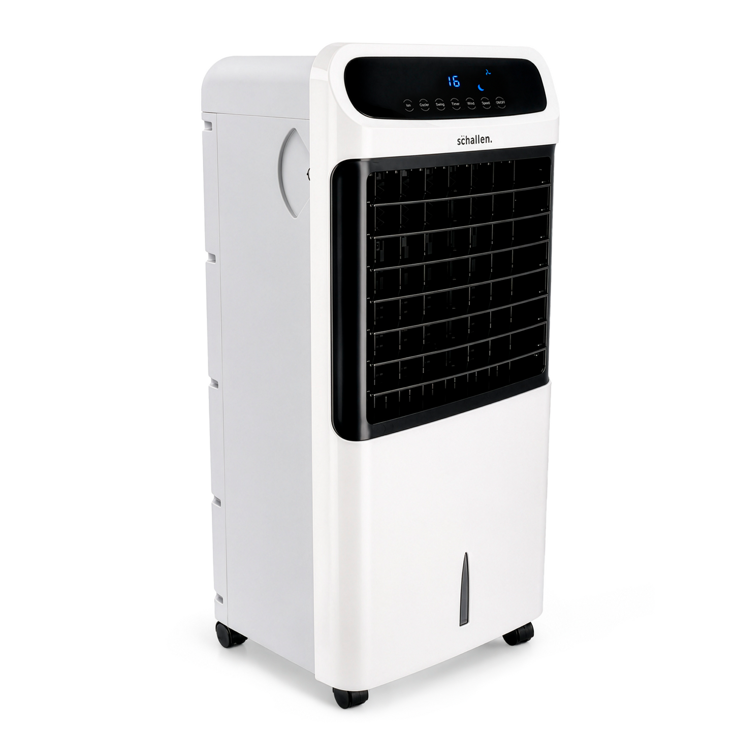 Schallen 12L Portable Air Cooler with Remote Control | Evaporative Tower Fan Cooler with 3 Speeds, 12H Timer, Digital & Energy Efficient, 2 Ice Packs in Black & White (Copy) (Copy) (Copy)