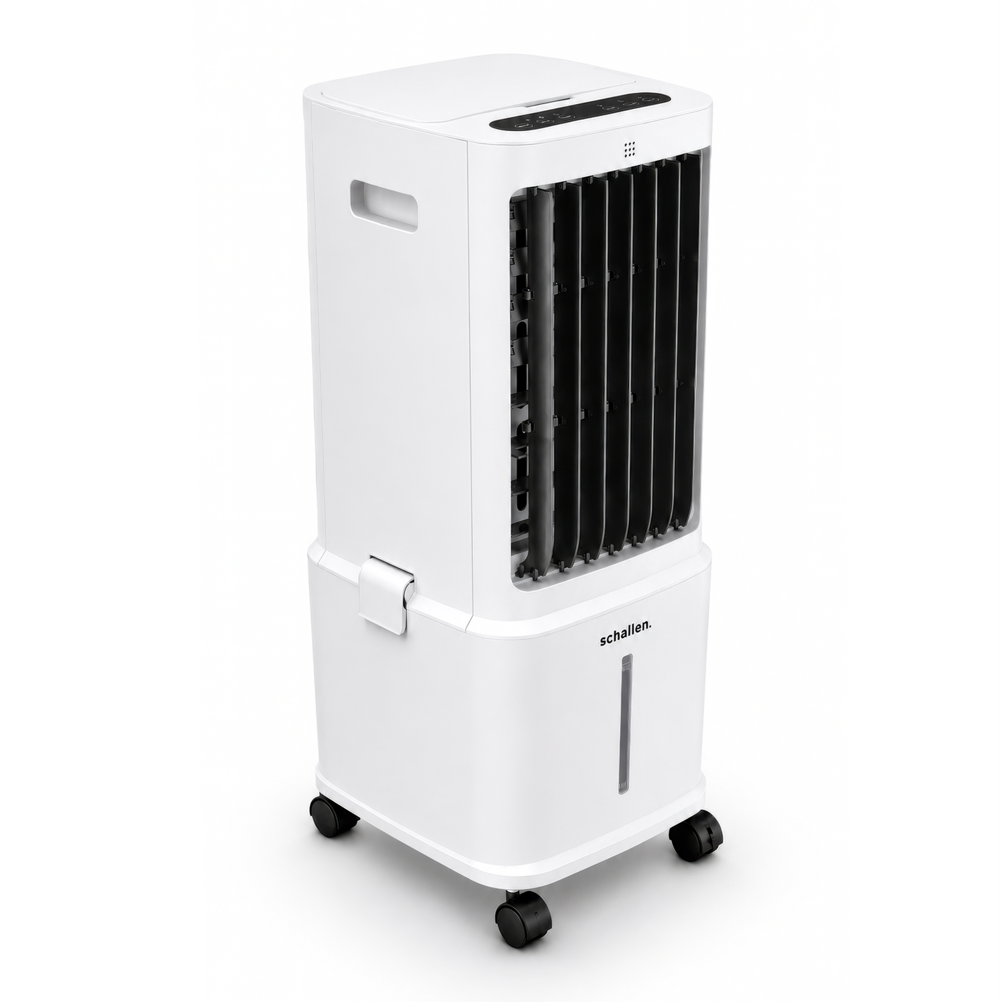 Schallen Portable Air Cooler with Humidifier & Air Purifier, 10L Water Tank, 3 Speed & Mode Settings, Remote Control + 2 Ice Packs
