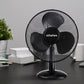 Schallen Electric Air Cooling Large 16" Worktop Table Desk Fan in Black