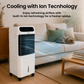 Schallen 12L Portable Air Cooler with Remote Control | Evaporative Tower Fan Cooler with 3 Speeds, 12H Timer, Digital & Energy Efficient, 2 Ice Packs in Black & White (Copy) (Copy) (Copy)