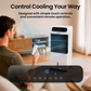 Schallen 12L Portable Air Cooler with Remote Control | Evaporative Tower Fan Cooler with 3 Speeds, 12H Timer, Digital & Energy Efficient, 2 Ice Packs in Black & White (Copy) (Copy) (Copy)