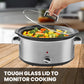 Schallen 4L Stainless Steel Stew and Stir Slow Cooker Cooking Machine