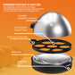 Schallen Electric Egg Cooker, Boiler, Poacher Poached Boiled, Hard Eggs and Soft Eggs Holds up to 7 Eggs, (Silver & Black, Stainless Steel)