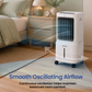 Schallen Portable 10L Air Cooler with Humidifier & Air Purifier for 3 Speeds, Remote Control & Ice Packs
