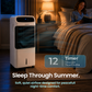 Schallen 12L Portable Air Cooler with Remote Control | Evaporative Tower Fan Cooler with 3 Speeds, 12H Timer, Digital & Energy Efficient, 2 Ice Packs in Black & White (Copy) (Copy) (Copy)