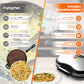 Schallen Electric Omelette Maker Deep Fill Healthy Eating Egg Pan with Non-Stick Coated Ceramic Plates & 2 Individual Cooking Plates with Cool Touch Handle (Stainless Steel)