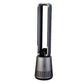 Schallen Graphite Grey Oscillating Bladeless LED Touch Tower Fan with Remote & Timer