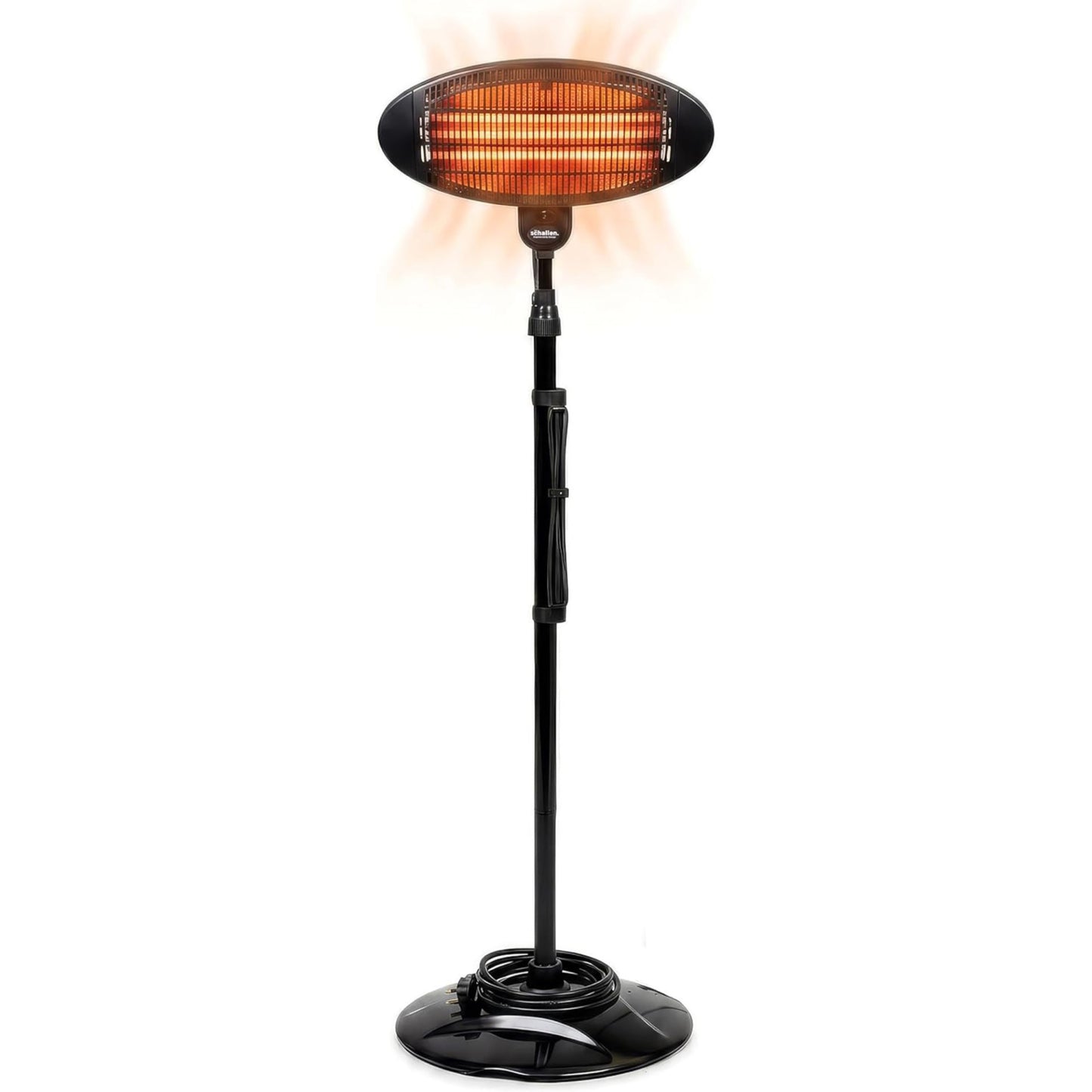 Schallen Outdoor Garden Heater | Floor Free Standing Patio Heater | IPX4 Waterproof Quartz Tube Heater for Terrace Patio Balcony Outdoor