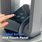 Schallen Graphite Grey Oscillating Bladeless LED Touch Tower Fan with Remote & Timer