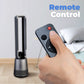 Schallen Graphite Grey Oscillating Bladeless LED Touch Tower Fan with Remote & Timer