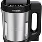 Schallen Electric Soup Maker 1.2L – Stainless Steel Jug & Blade, 800W Heating, 140W Motor, Intelligent Control, Auto Clean, Dry Burn Protection & Overspill Sensor – Ideal for Smooth & Chunky Soups