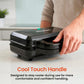 Sausage Roll Maker Machine Electric Snack & Breakfast Machine, Compact & Safe Non-Stick Appliance with Cool-Touch Handle