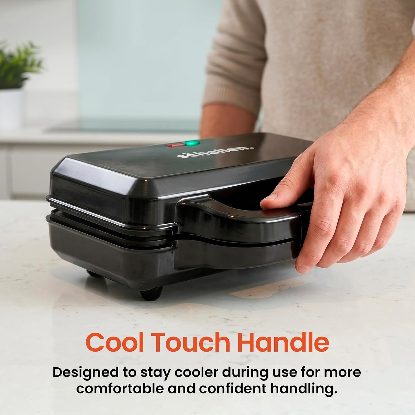 Sausage Roll Maker Machine Electric Snack & Breakfast Machine, Compact & Safe Non-Stick Appliance with Cool-Touch Handle