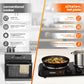 Schallen Electric Double Hot Plate Hob, Portable Tabletop Cooking Hob with Adjustable Thermostat, Ideal for Home, Student Living, Camping, Caravans & Emergency Cooking,  Black