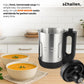 Schallen Electric Soup Maker 1.2L – Stainless Steel Jug & Blade, 800W Heating, 140W Motor, Intelligent Control, Auto Clean, Dry Burn Protection & Overspill Sensor – Ideal for Smooth & Chunky Soups