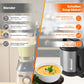 Schallen Electric Soup Maker 1.2L – Stainless Steel Jug & Blade, 800W Heating, 140W Motor, Intelligent Control, Auto Clean, Dry Burn Protection & Overspill Sensor – Ideal for Smooth & Chunky Soups