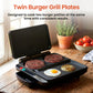 Schallen Hamburger Maker & Grilling Machine Hot Plate Egg Cooker Healthy & Quick Cooking