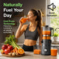 Schallen Juicer Machine – Large 135mm Feed Chute with Pre-Cutting Function for Whole Fruit & Veg, 1.5L Juicer with 2 Cups, Easy Clean, Cold Press Slow Juicer in Matt Black