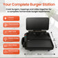 Schallen Hamburger Maker & Grilling Machine Hot Plate Egg Cooker Healthy & Quick Cooking