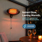 Schallen Outdoor Garden Heater | Wall Mounted Patio Heater | IPX4 Waterproof Quartz Heater