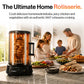 Schallen Electric 1500W 360° Rotating 21L Rotisserie Grill for Kebabs, Skewers and Roasts