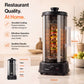Schallen Electric 1500W 360° Rotating 21L Rotisserie Grill for Kebabs, Skewers and Roasts