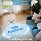 Schallen 16" Electric Oscillating Floor Standing Tall Pedestal Air Cooling Fan - White