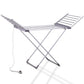 Schallen Electric Foldable 18 Heated Winged Indoor Laundry Heat Drying Clothes Airer Fast Dryer Rack with Cover